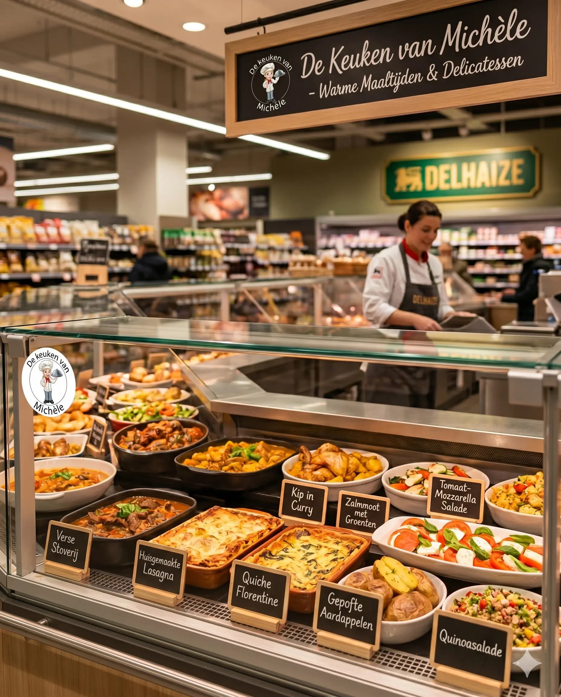 Warme-maaltijdtoog van de Keuken van Michèle